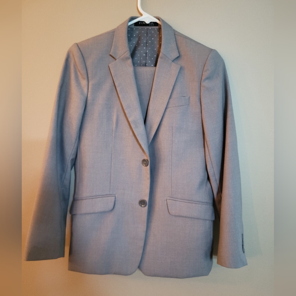 Boys Fouger Suit 14 three piece grey